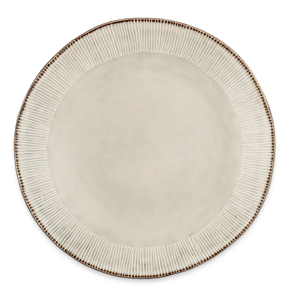 Nkuku Malia Dinner Plate Cream
